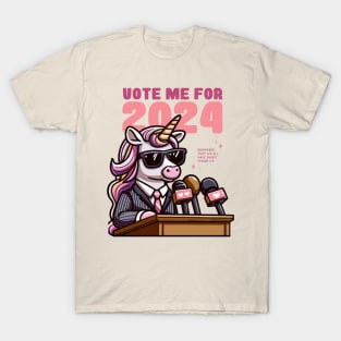 Vote unicorn for 2024 T-Shirt